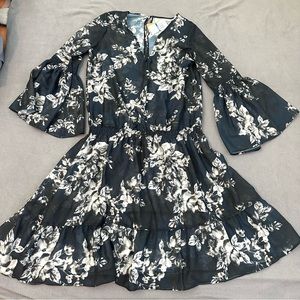 Rachel Roy Dark Blue Sheer Dress Womens XL